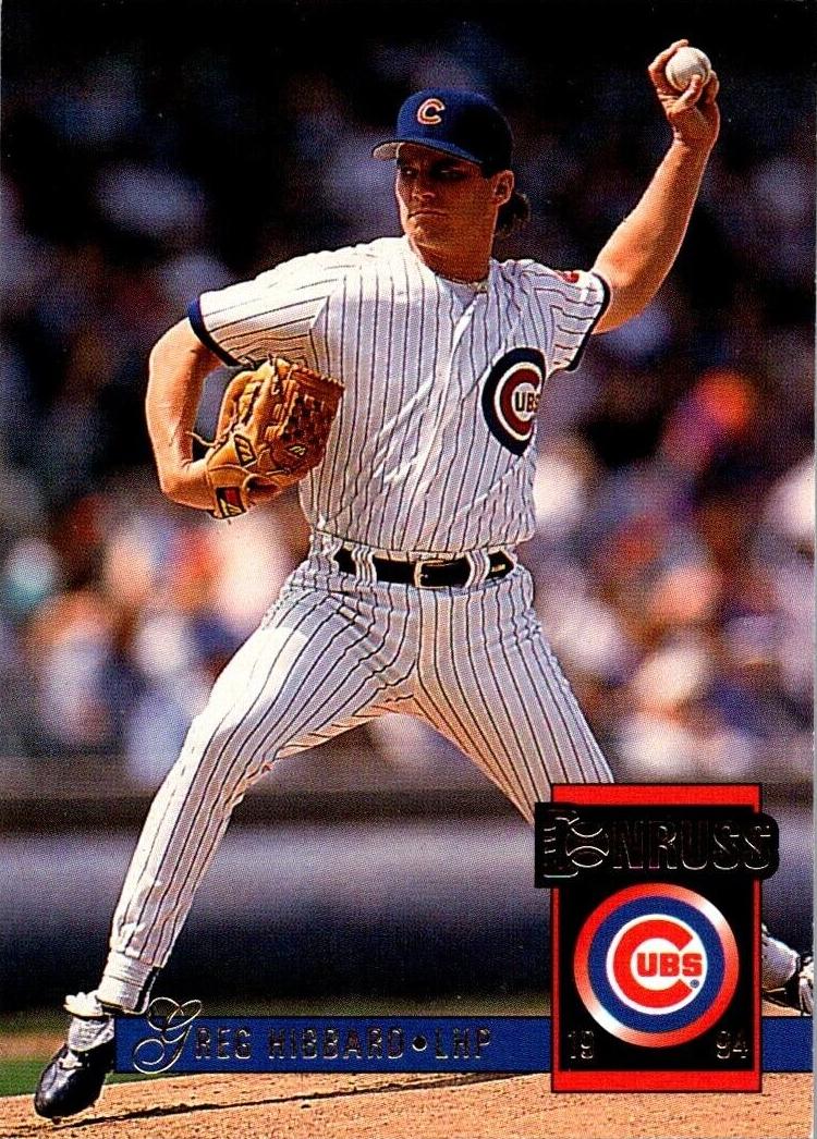 1994 Donruss Baseball Greg Hibbard #542