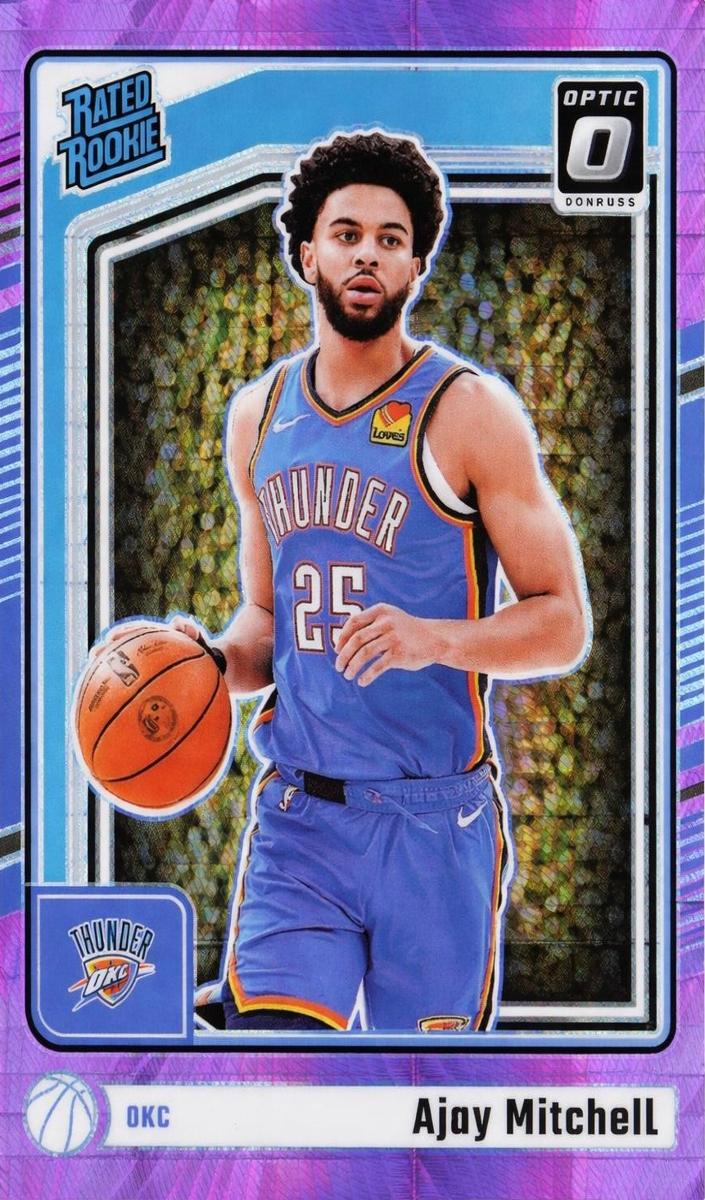 2024 Donruss Optic Basketball Hyper Pink Ajay Mitchell #274