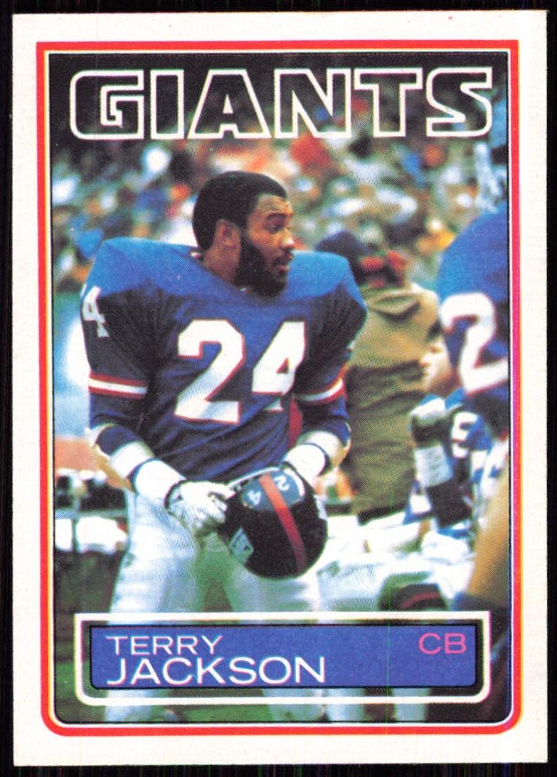 1983 Topps Football Terry Jackson #127 PSA 9