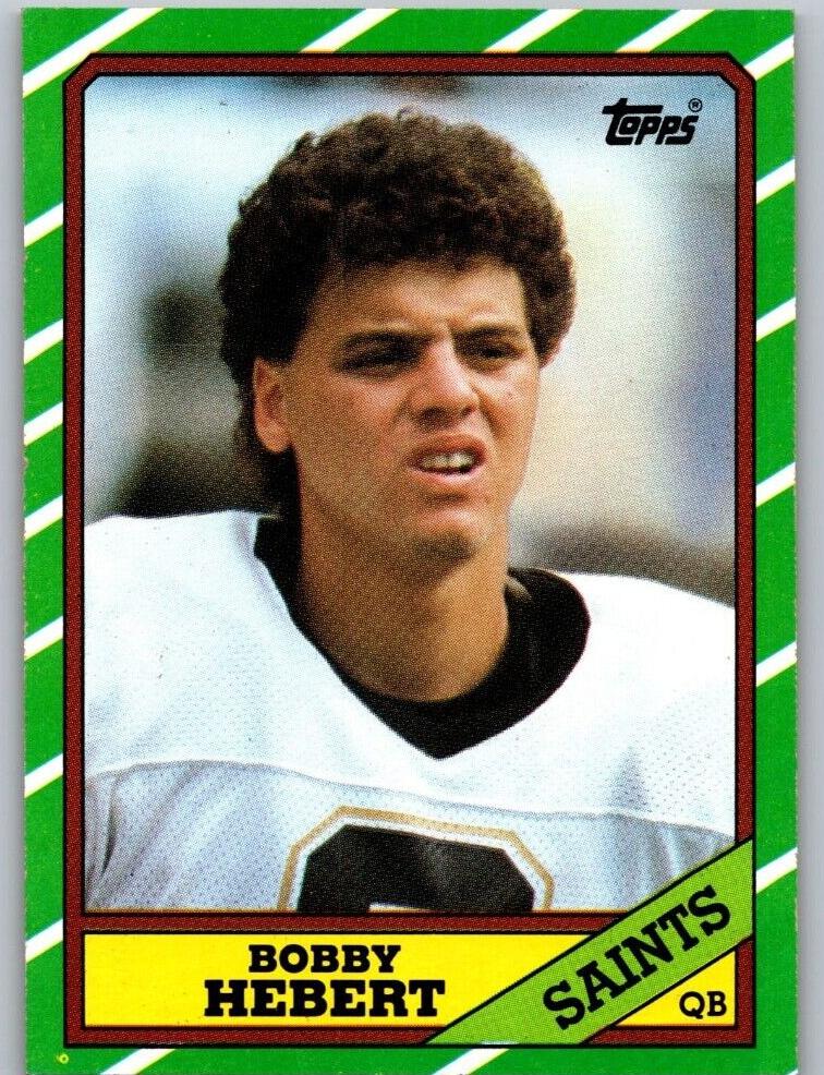 1986 Topps Football Bobby Hebert #339 PSA 9
