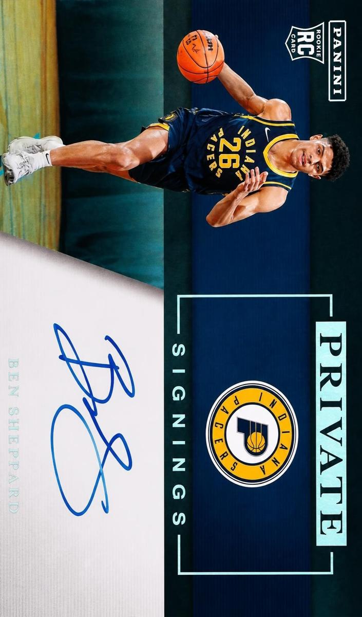 2023 Panini Private Signings Basketball Ben Sheppard #PS-BEN