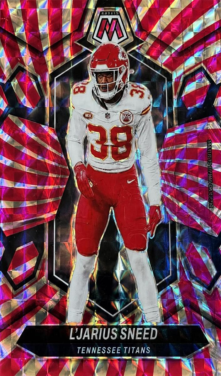 2024 Panini Mosaic Football Pink Swirl L'Jarius Sneed #217