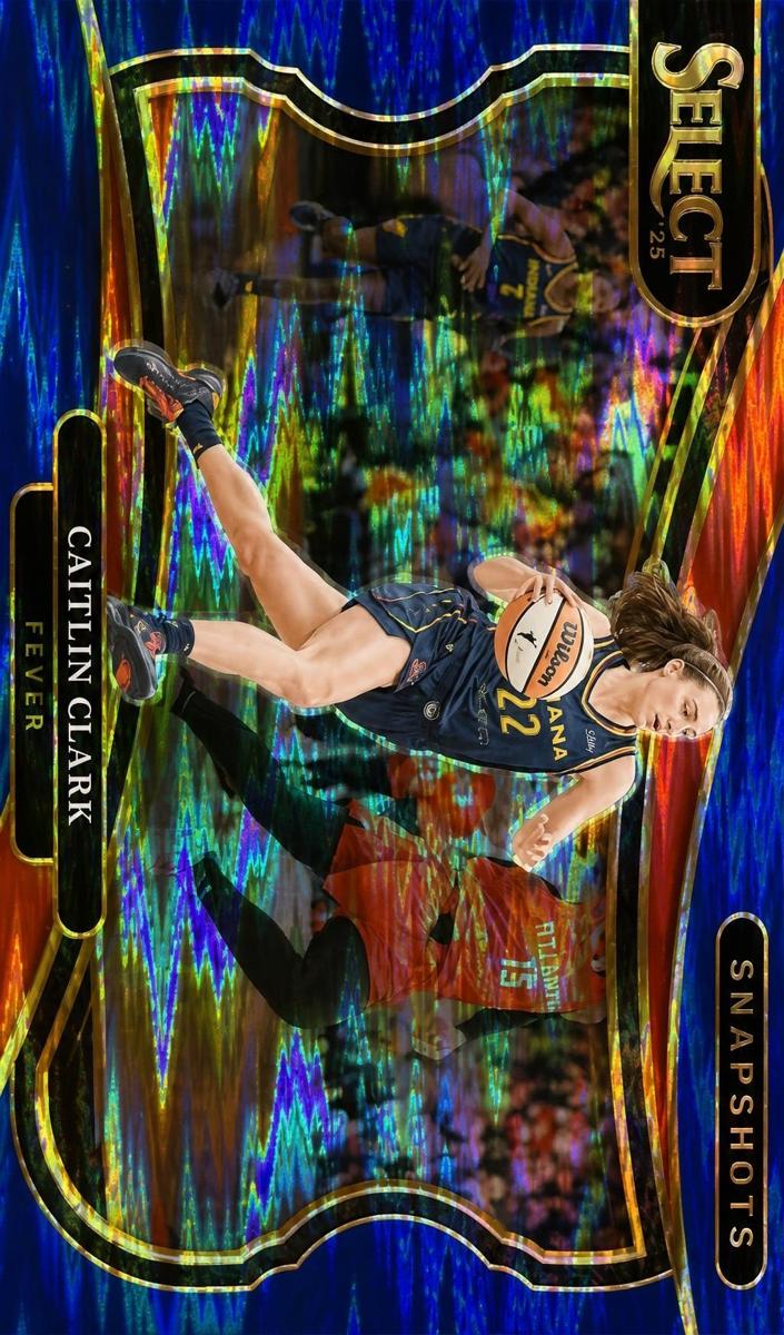 2025 Panini Select WNBA Basketball Blue Flash Caitlin Clark #25