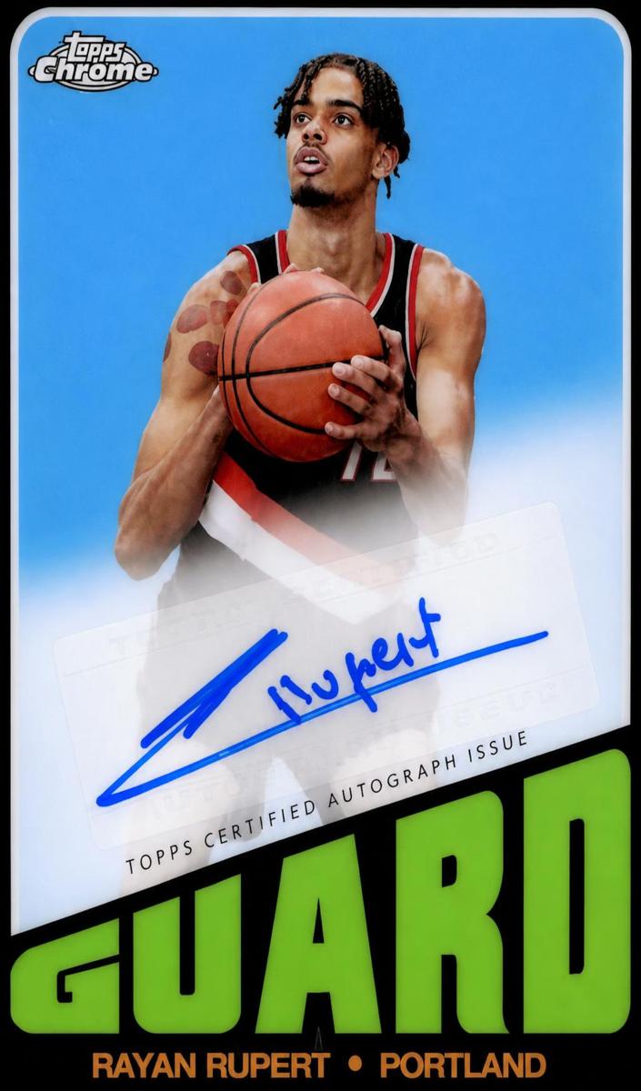 2023 Topps Chrome Basketball Rayan Rupert #TA-RR PSA 10