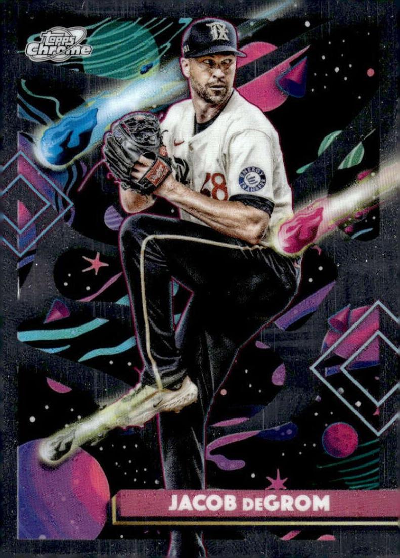 2025 Topps Cosmic Chrome Baseball Jacob deGrom #198