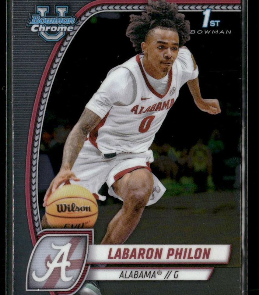 2024 Bowman Chrome University Basketball Labaron Philon #49