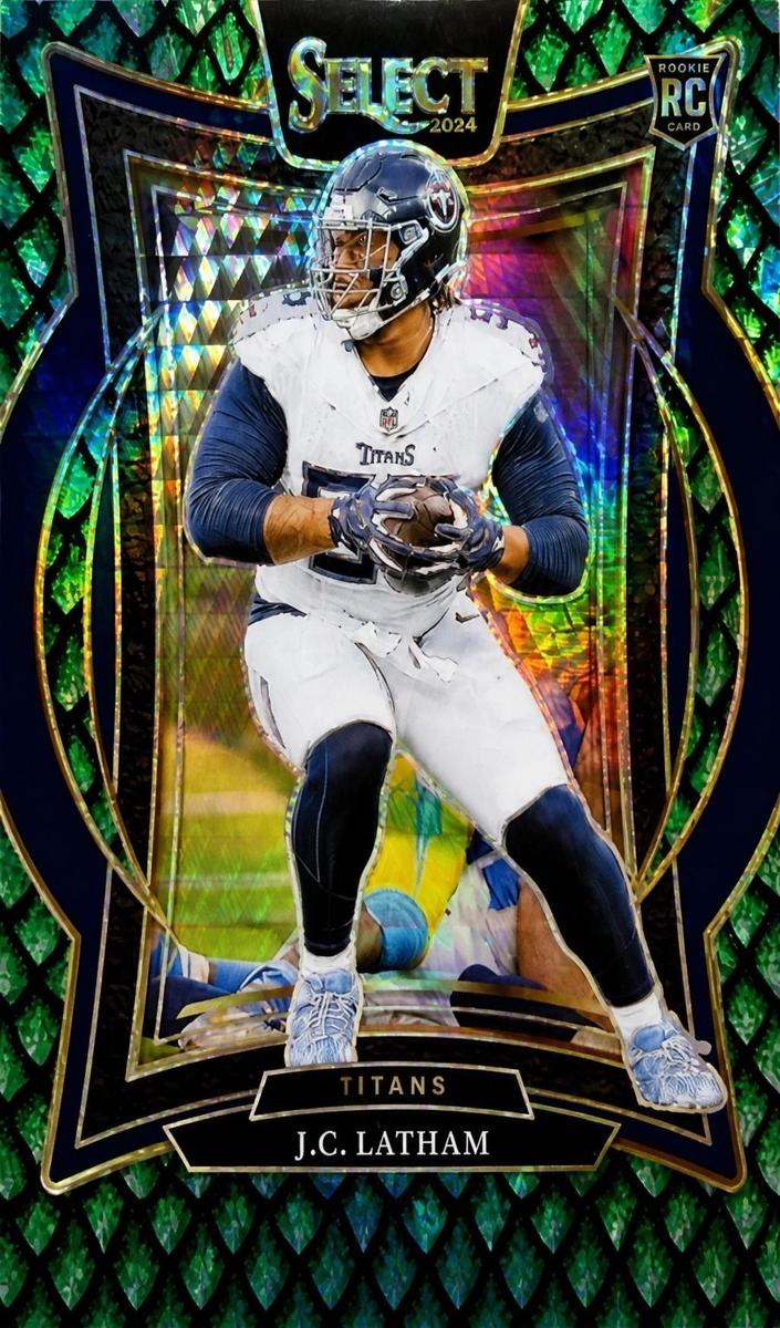 2024 Panini Select Football Dragon Scale J.C. Latham #11