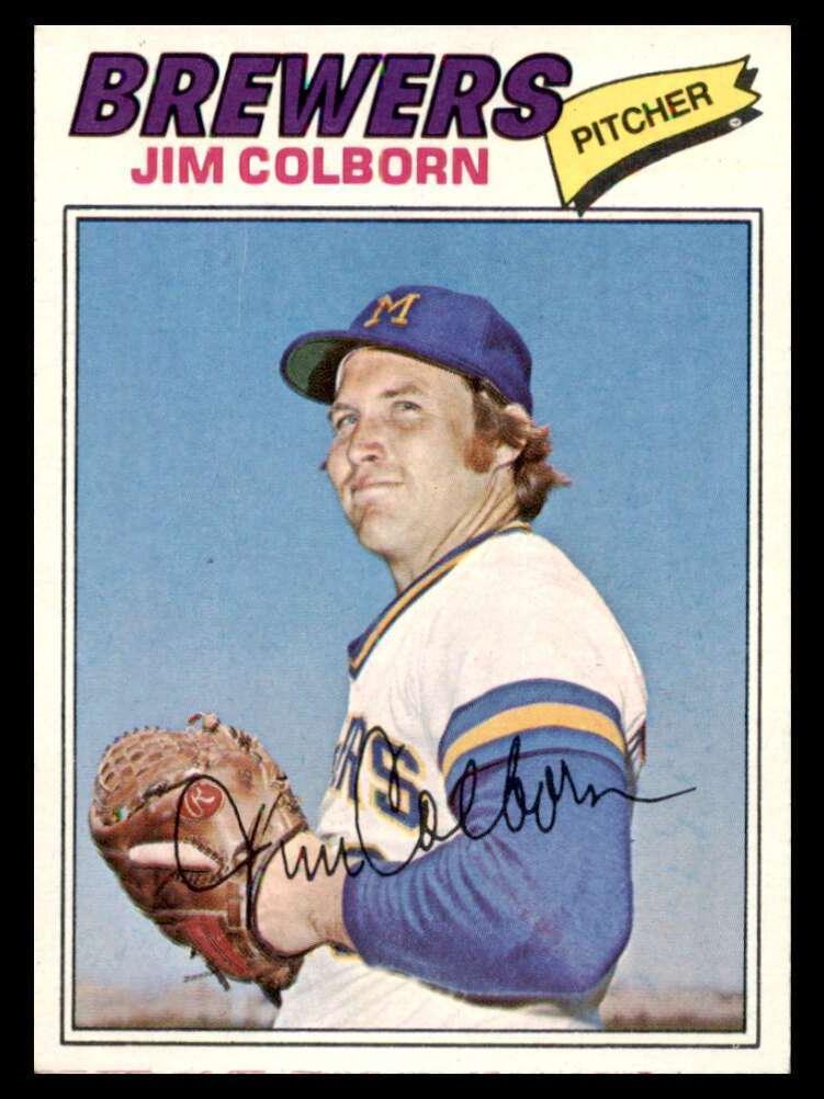 1977 Topps Baseball Jim Colborn #331