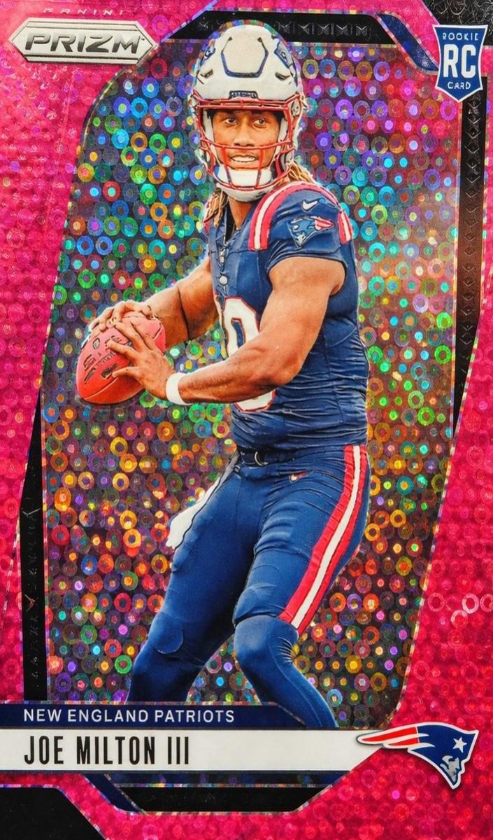 2024 Panini Prizm Football No Huddle Pink Joe Milton III #354 PSA 8.5