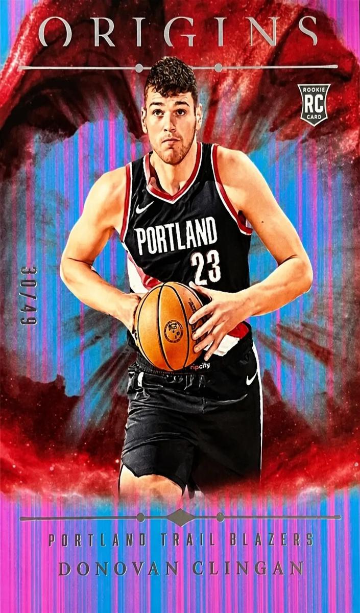 2024 Panini Origins Basketball Neon Stripes Donovan Clingan #87