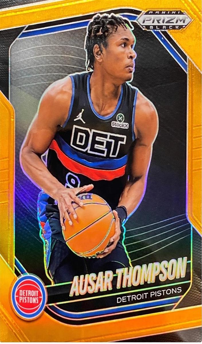 2024 Panini Prizm Black Basketball Orange Ausar Thompson #90