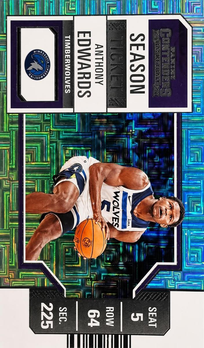 2023 Panini Contenders Basketball Anthony Edwards #62 PSA 8.5