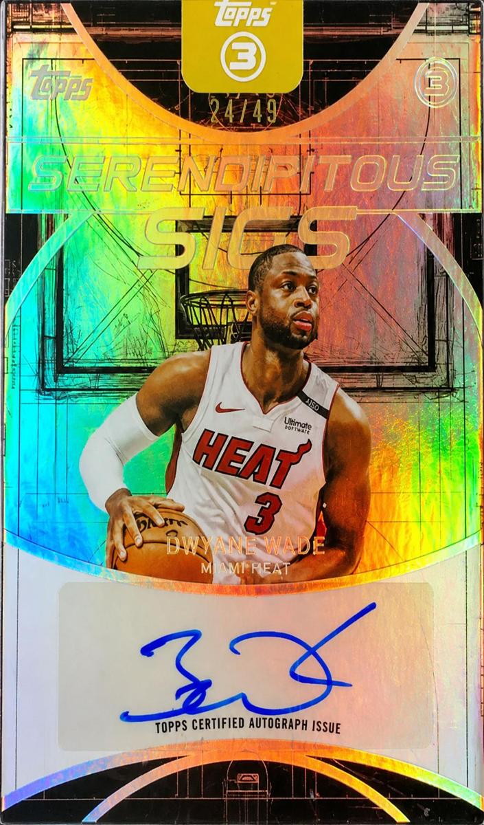 2025 Topps Three Basketball Dwyane Wade #SS-DW