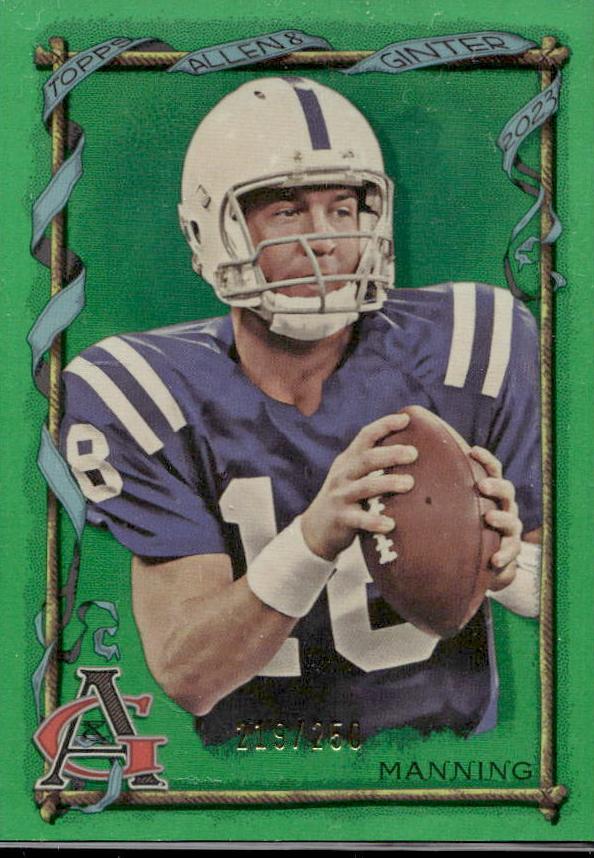 2023 Topps Composite Football Green Portrait Peyton Manning #406