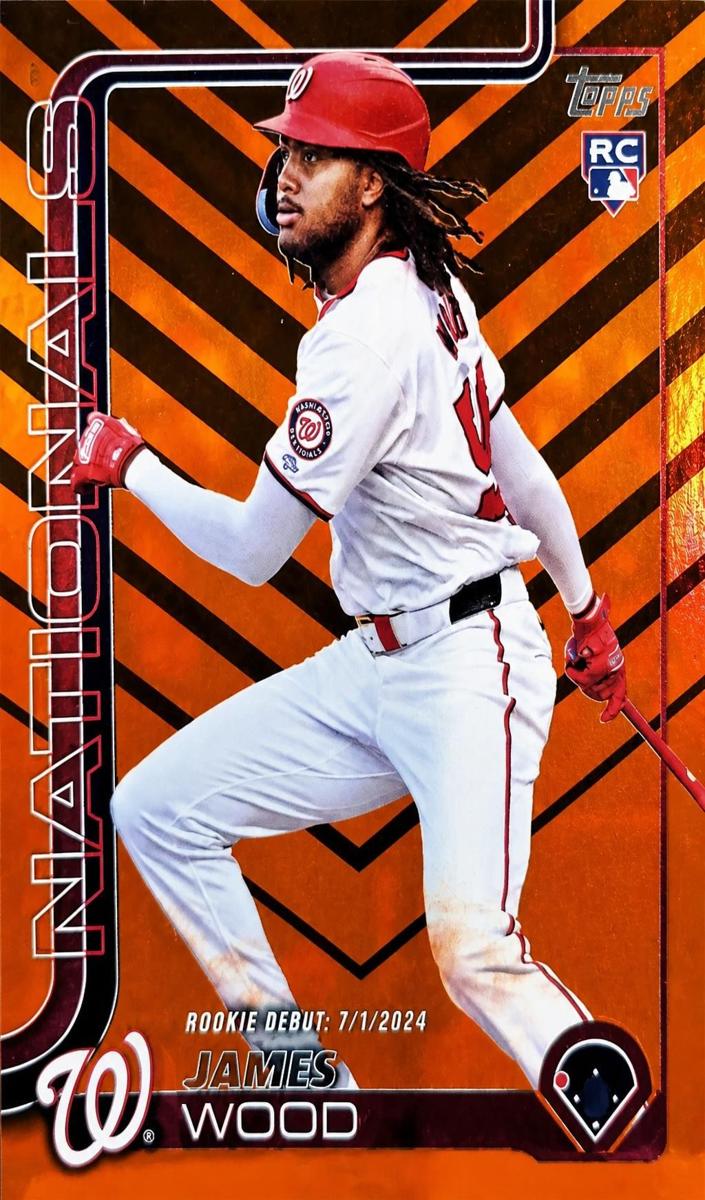 2025 Topps Update Baseball Holiday James Wood #US218