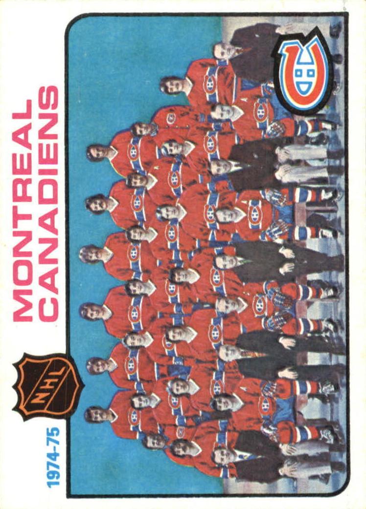 1975 Topps Hockey Canadiens Team #90