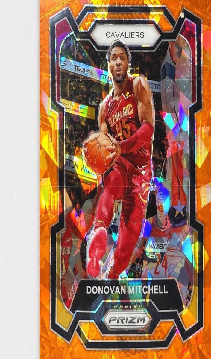 2023 Panini Prizm Basketball Orange Ice Donovan Mitchell #43