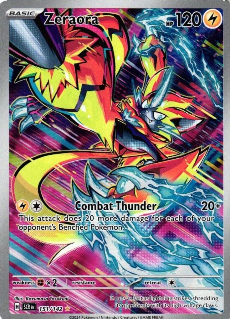 2024 Pokemon Scarlet & Violet Stellar Crown Zeraora #151 PSA 10