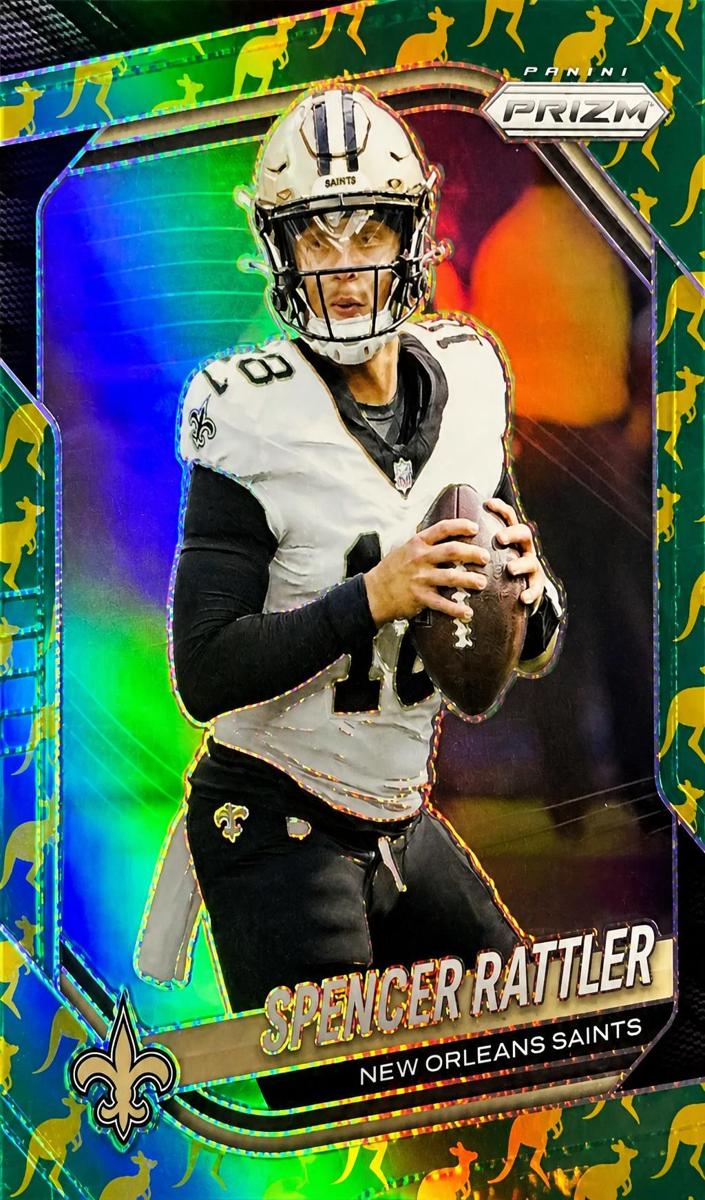 2025 Panini Prizm Football Kangaroo Spencer Rattler #186