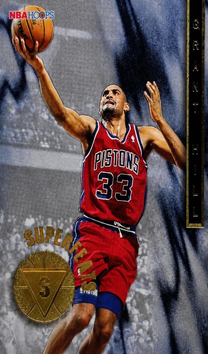 1996 Hoops Basketball Grant Hill #3 PSA 10