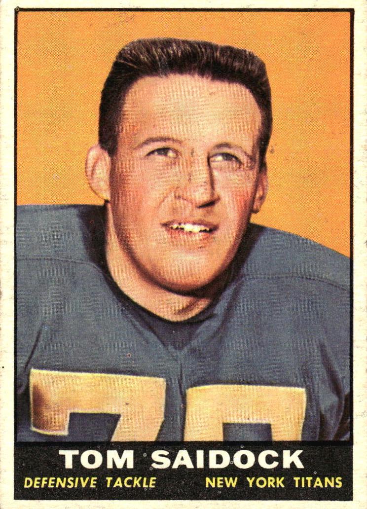 1961 Topps Football Tom Saidock #155