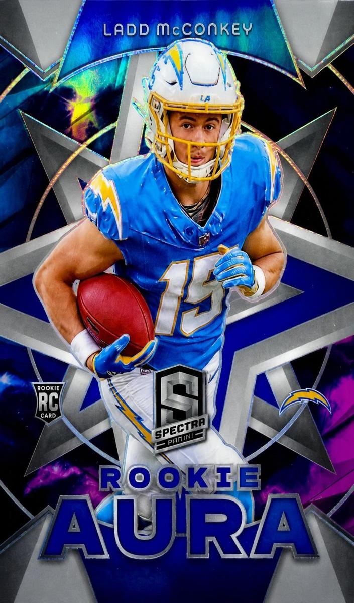 2024 Panini Spectra Football Nebula Ladd McConkey #RA-LMY