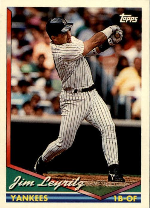 1994 Topps Baseball Jim Leyritz #728