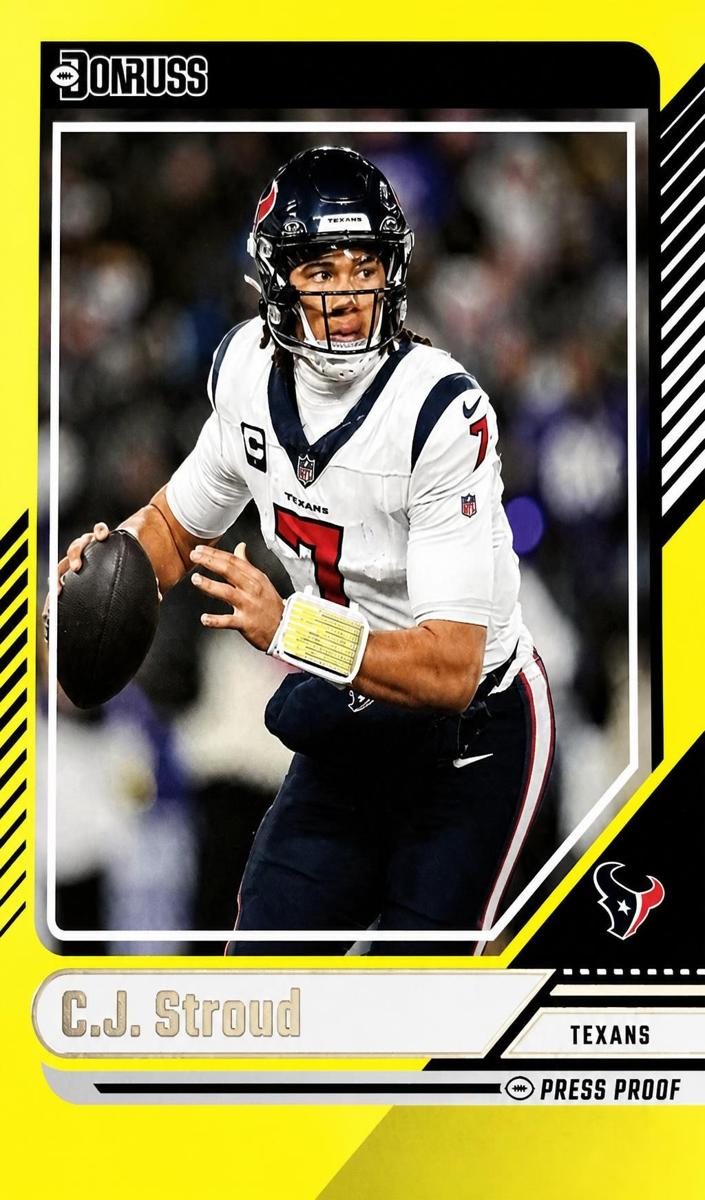 2024 Panini Donruss Football Press Proof Yellow C.J. Stroud #210