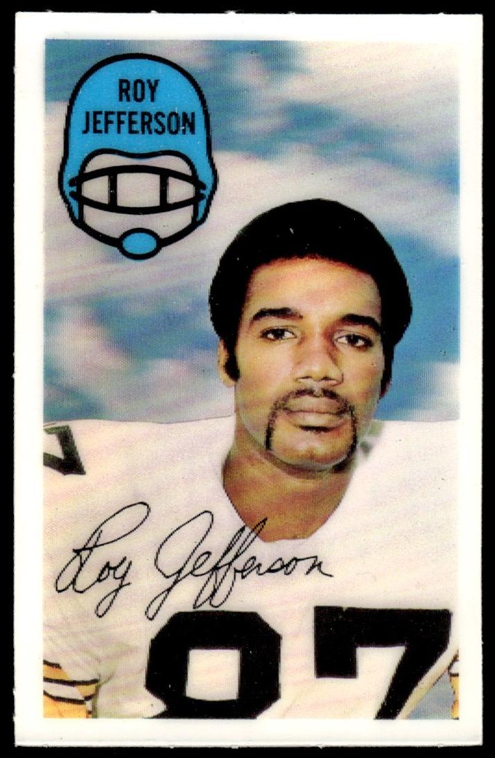 1970 Kellogg's Football Roy Jefferson #24 PSA 9