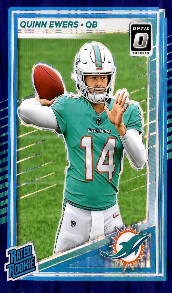 2025 Donruss Optic Football Purple Scope Quinn Ewers #213