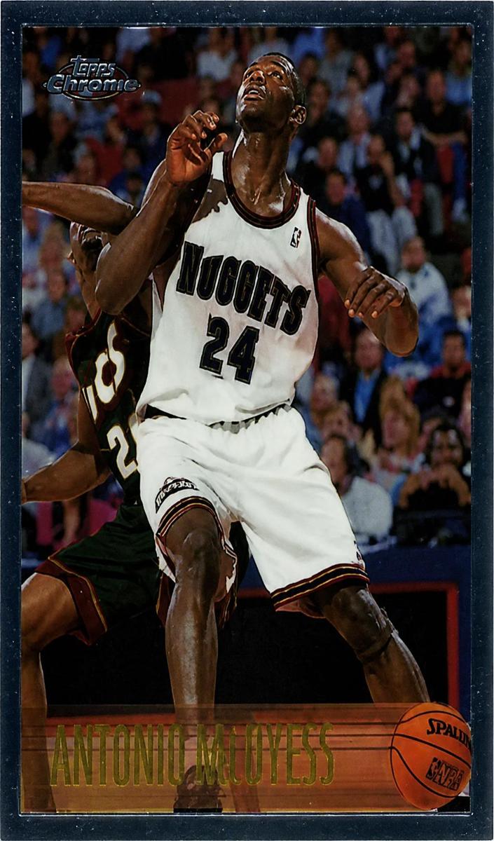 1996 Topps Chrome Basketball Antonio McDyess #30