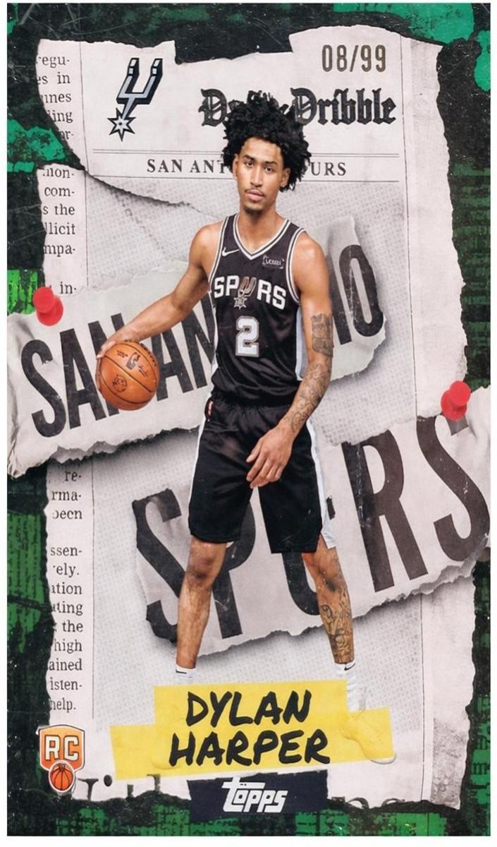 2025 Topps Basketball Green Rainbow Dylan Harper #DD-32