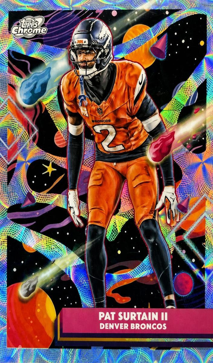 2025 Topps Cosmic Chrome Football Nucleus Refractor Pat Surtain II #30