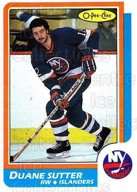 1986 O-Pee-Chee Hockey Duane Sutter #39 PSA 7.5