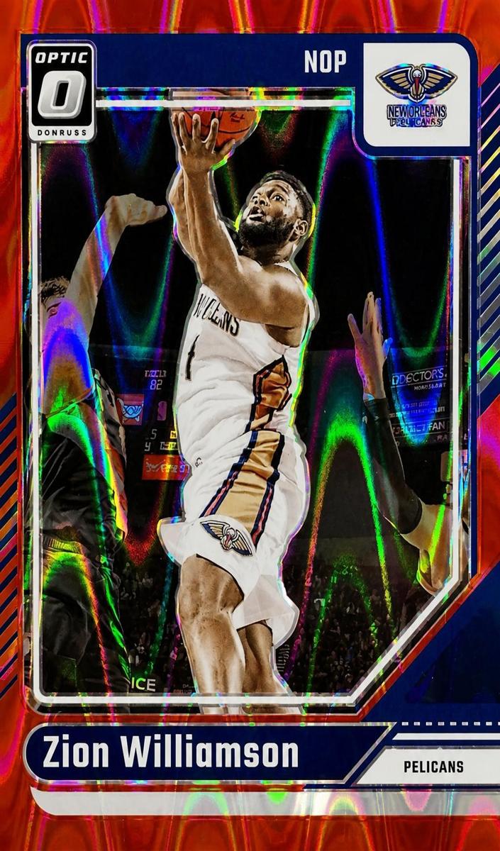 2024 Donruss Optic Basketball Red Seismic Zion Williamson #173