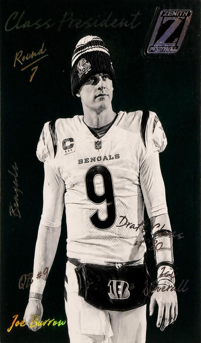2023 Panini Zenith Football Joe Burrow #CP-2020 SGC 8.5