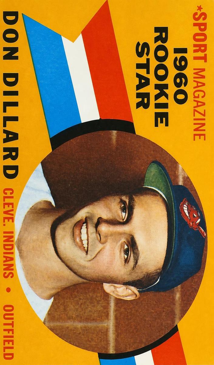 1960 Topps Baseball Rookie Star Don Dillard #122 PSA 7