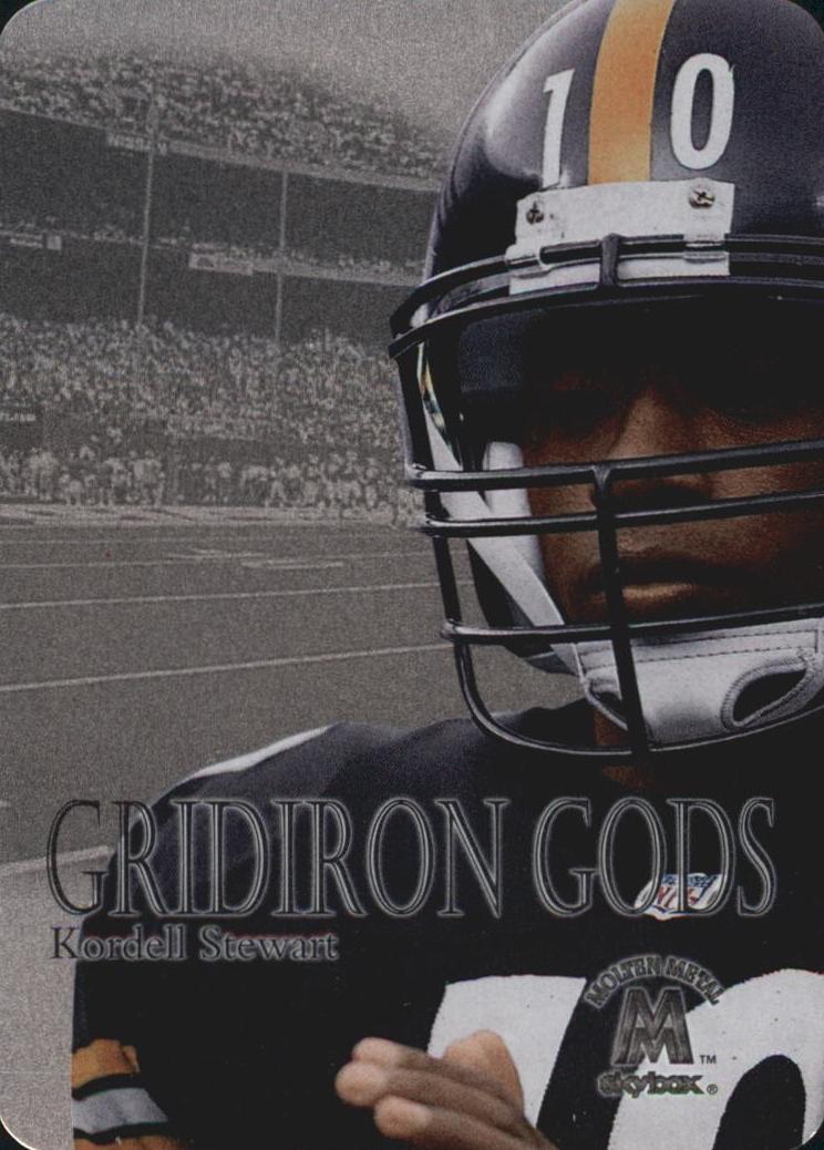 1999 Skybox Molten Metal Football Silver Kordell Stewart #18GG