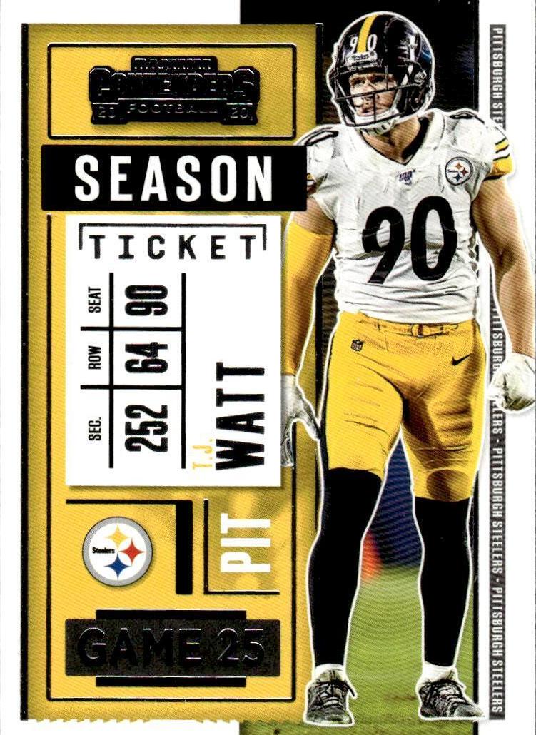 2020 Panini Contenders Football Base T.J. Watt #18