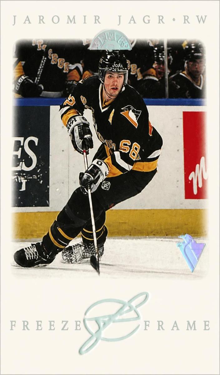 1995 Leaf Hockey Jaromir Jagr #4 PSA 8.5