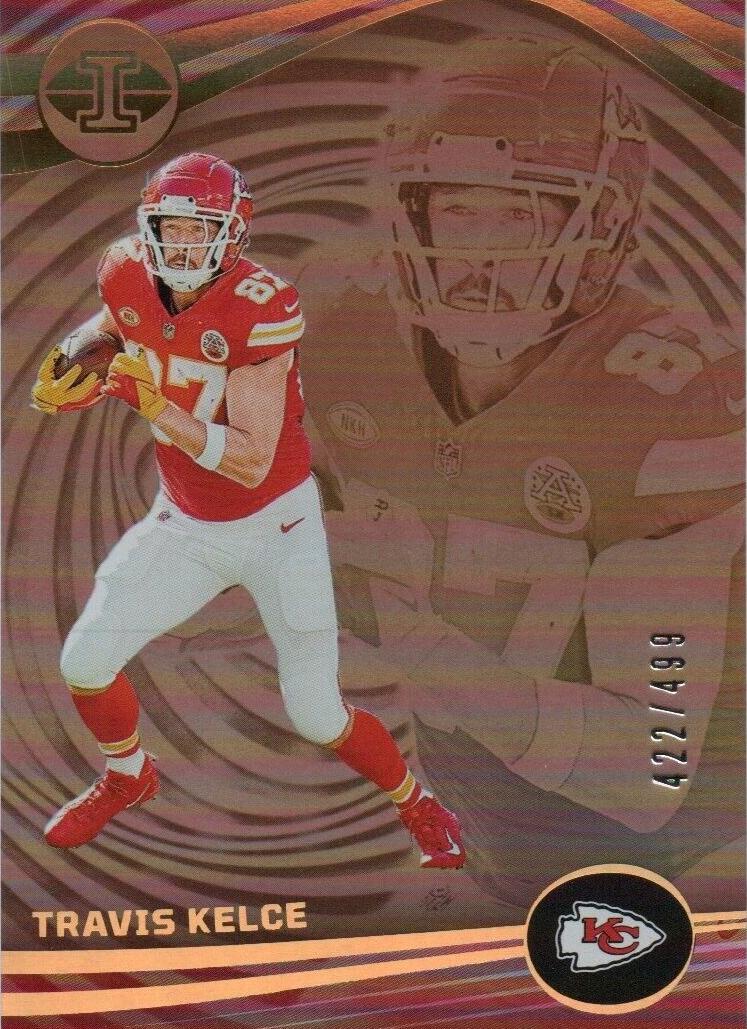 2023 Panini Illusions Football Trophy Collection Bronze Travis Kelce #55