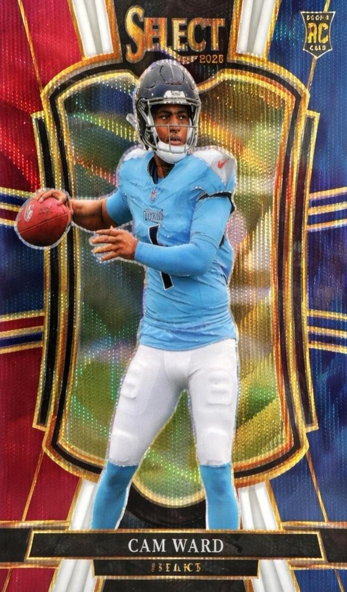 2025 Panini Select Football Tri-Color Cam Ward #126