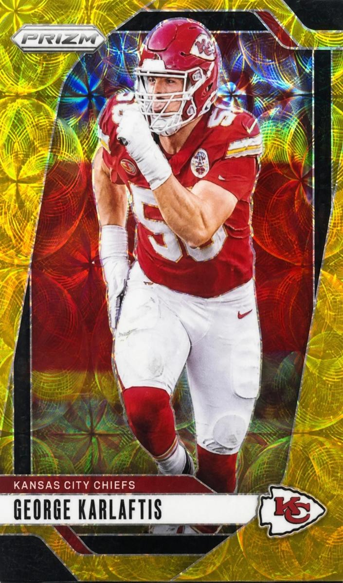 2024 Panini Prizm Football Gold George Karlaftis #142