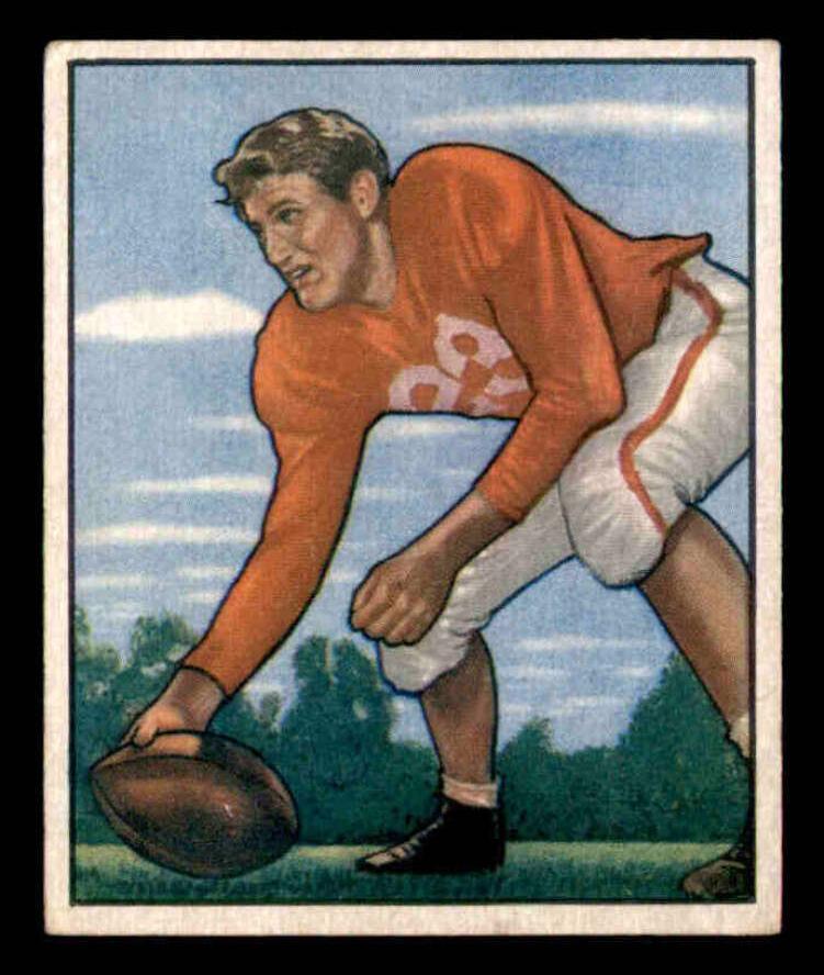 1950 Bowman Football Bill Johnson #72