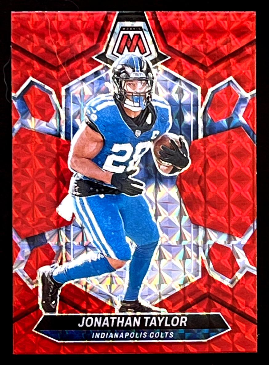 2024 Panini Mosaic Football Red Jonathan Taylor #93