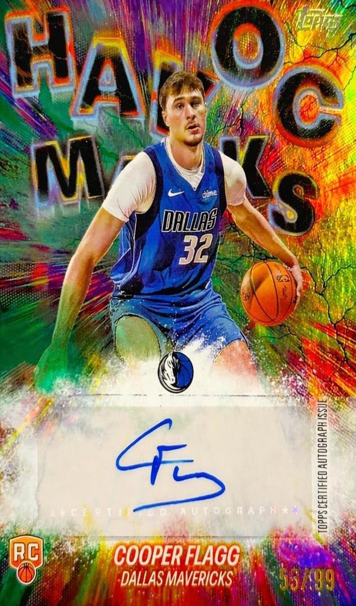 2025 Topps Basketball Green Rainbow Cooper Flagg #HM-CF