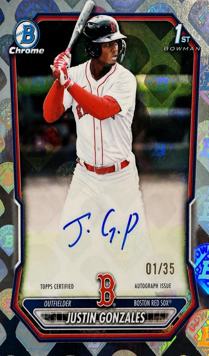 2026 Bowman Baseball Bowman LogoFractor Justin Gonzales #CPA-JG
