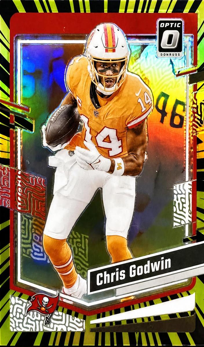 2023 Donruss Optic Football Electricity Chris Godwin #182 PSA 10