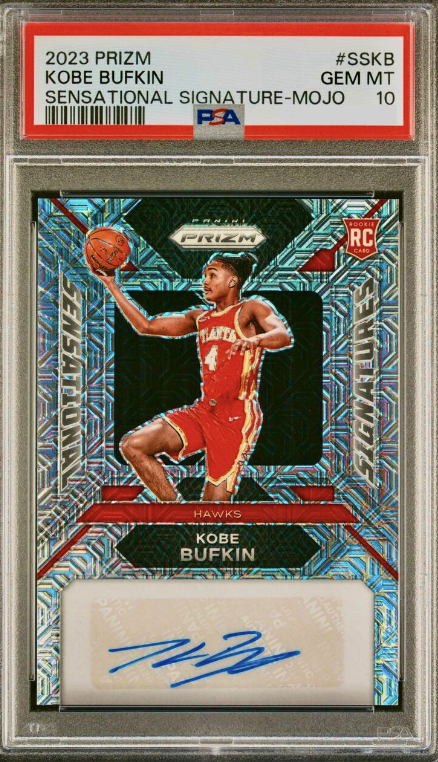 2023 Panini Prizm Basketball Mojo Kobe Bufkin #SS-KB PSA 10
