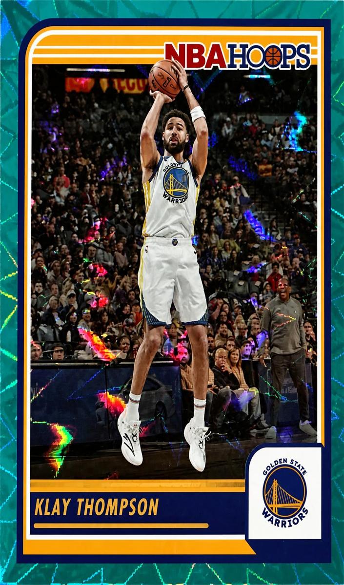 2023 Panini Hoops Basketball Teal Explosion Klay Thompson #18